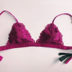 Pink lace Bralette
